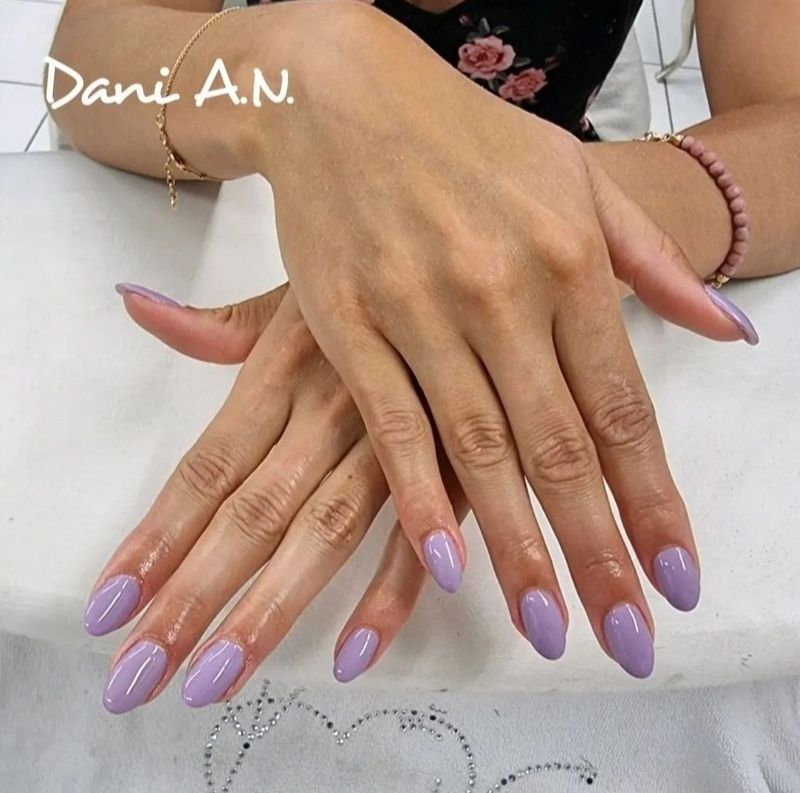 nail and beauty center daniela  Nageldesign Lavendel Gelnägel