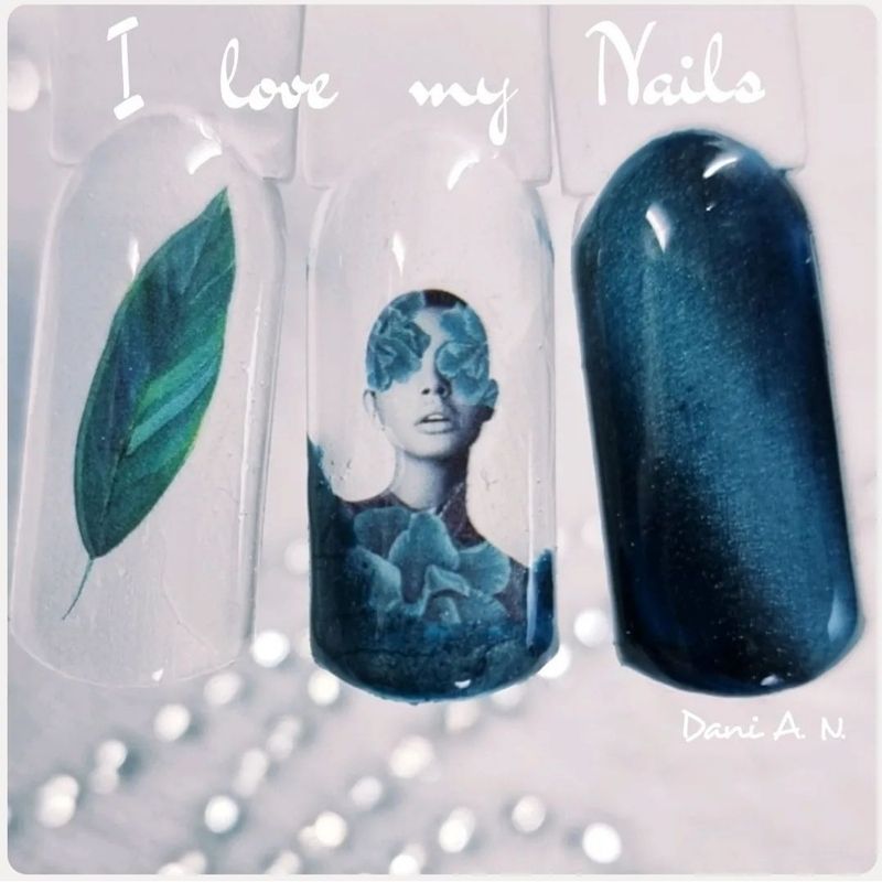 nail and beauty center daniela  Nageldesign Gelnägel Blau