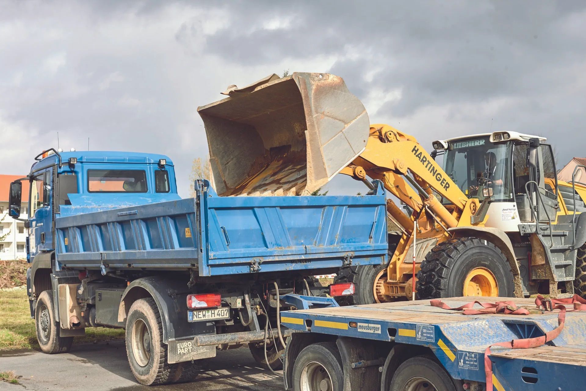 Maschine der Josef Hartinger Tiefbau GmbH