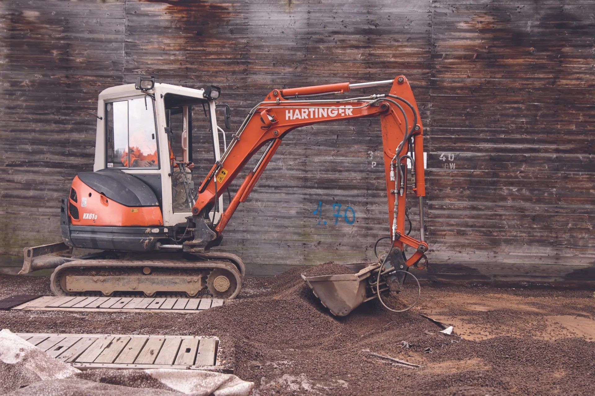 Maschine der Josef Hartinger Tiefbau GmbH