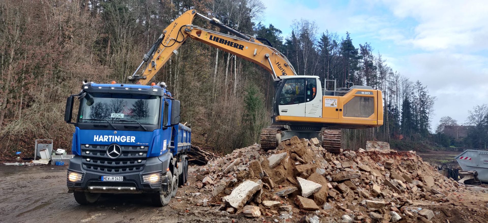 Arbeiten der Josef Hartinger Tiefbau GmbH