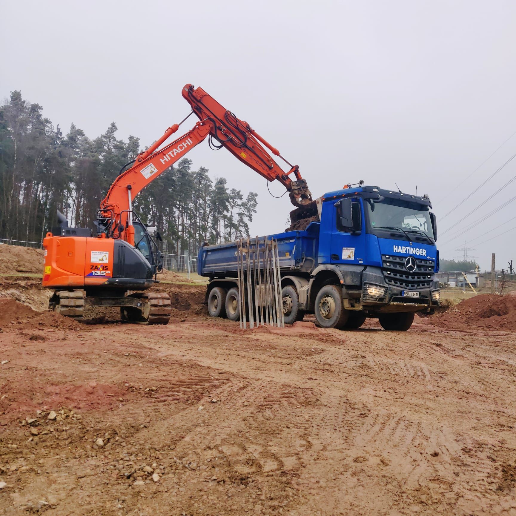 Maschine der Josef Hartinger Tiefbau GmbH