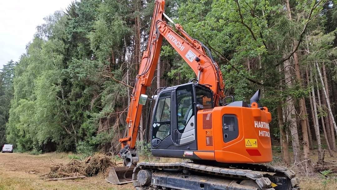 Maschine der Josef Hartinger Tiefbau GmbH