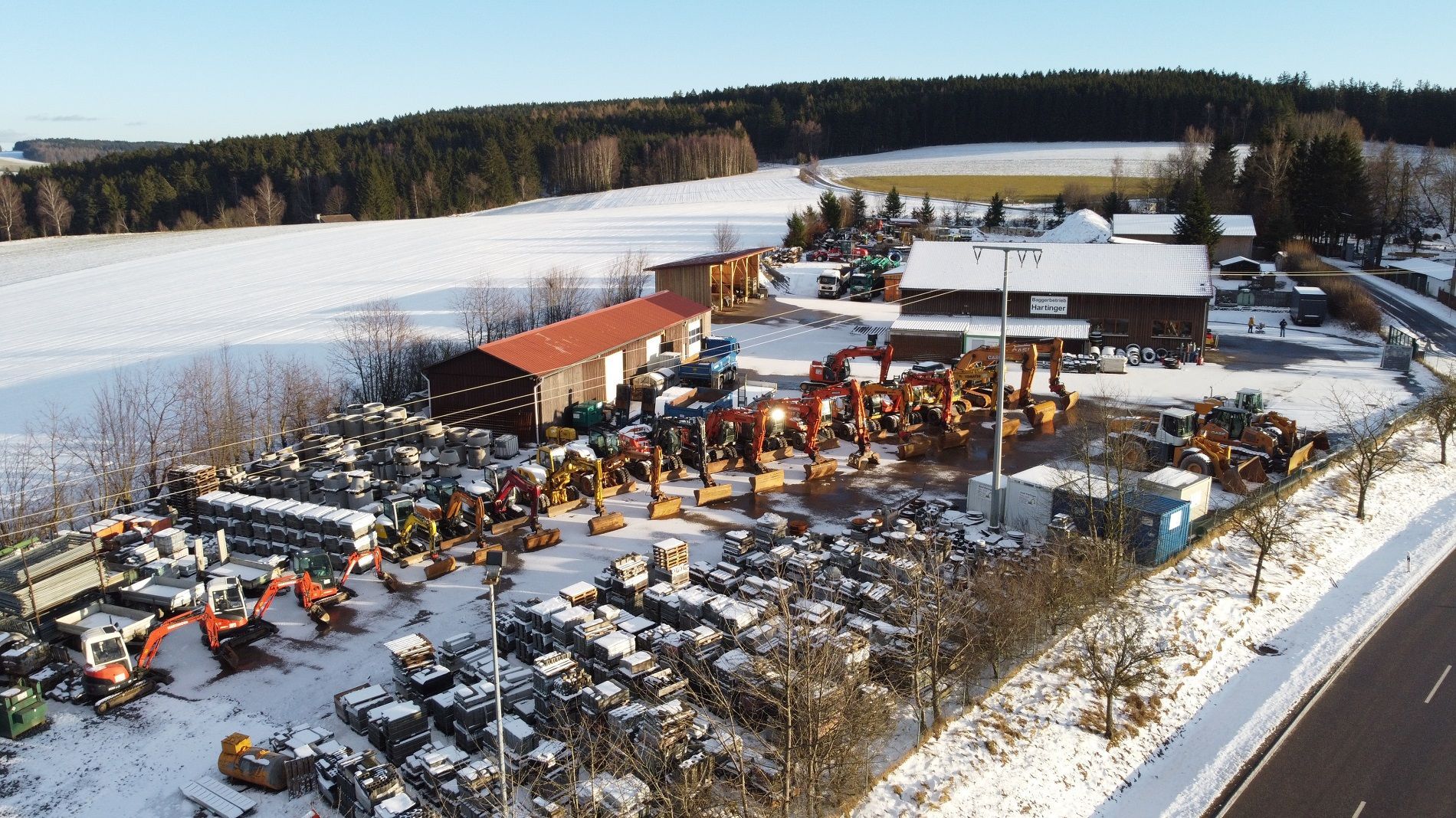 Fuhrpark der Josef Hartinger Tiefbau GmbH