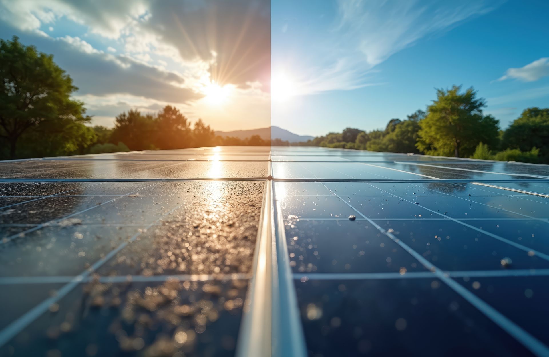 Vers la page Nettoyage panneaux solaires.