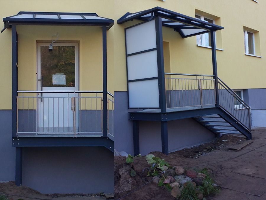 Vordach für Haustür privat