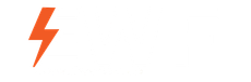 EWF-logo, jossa on oranssi salama ja paksut mustat kirjaimet, alla teksti ”Electric Way Finland”