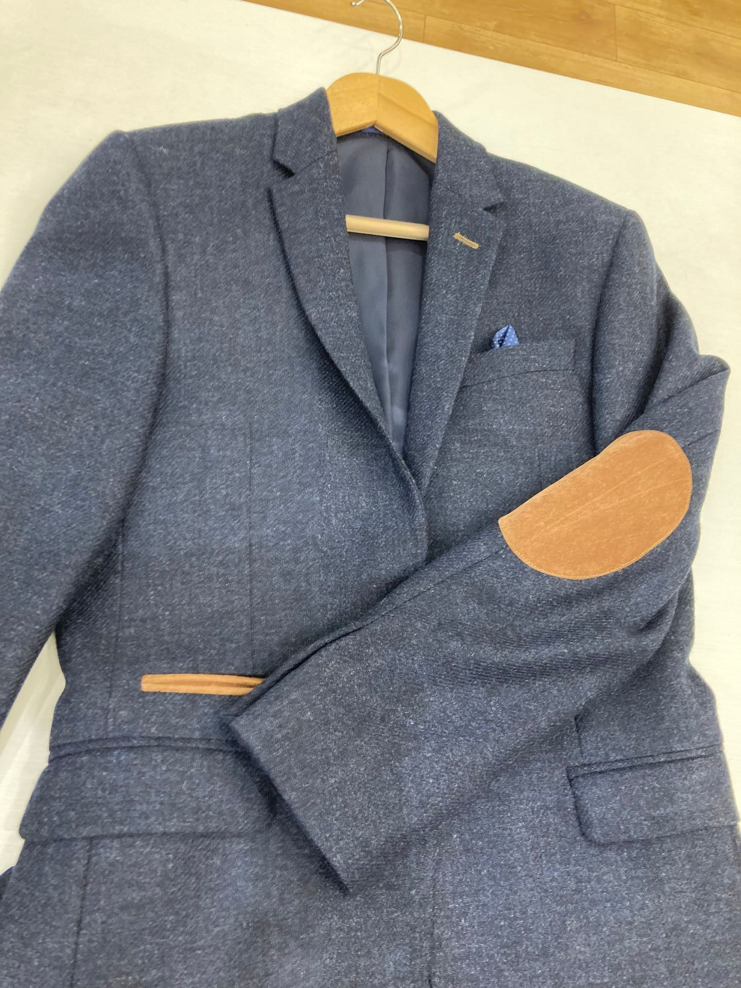 Veste de costume bleue