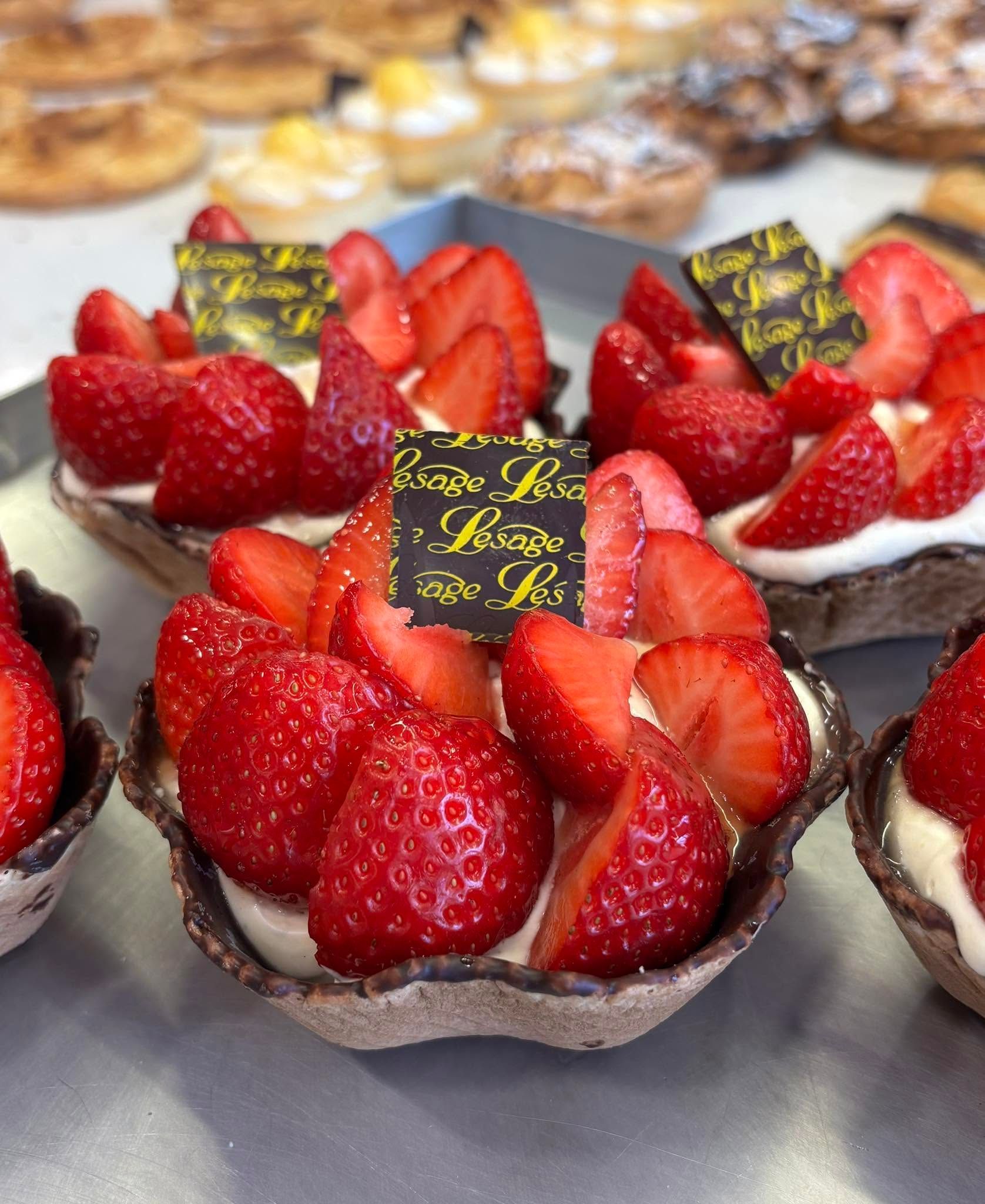 Tartelettes aux fraises.
