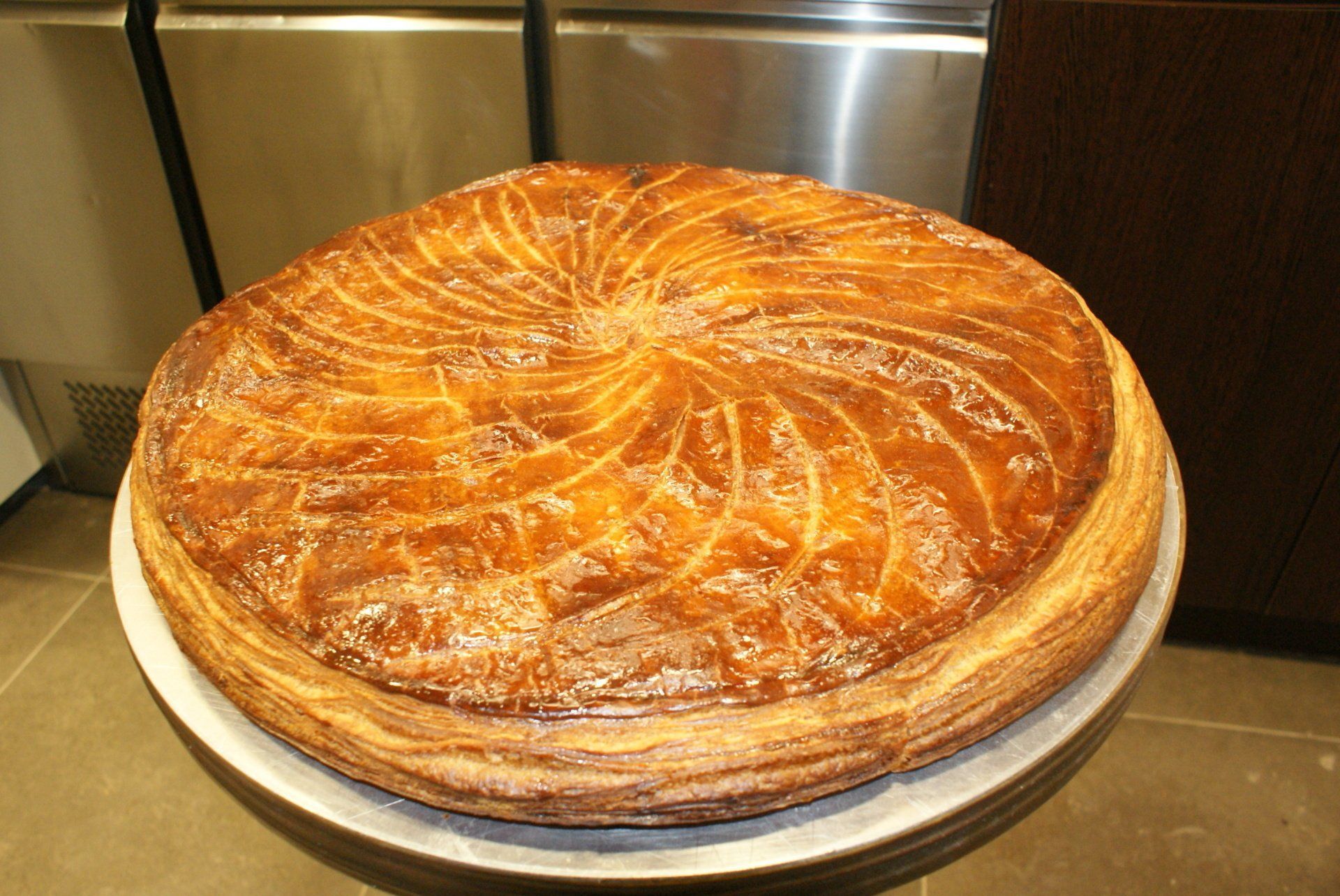 Une galette des rois.