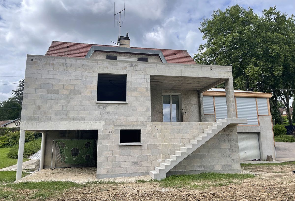 Extension de maison après travaux