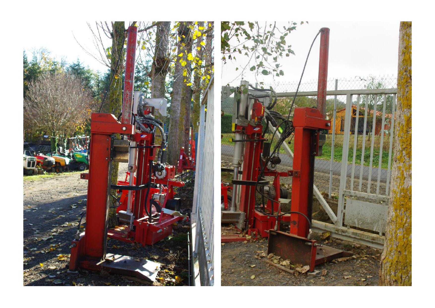 matériel forestier fendeuse casse bois treuil scie occasion