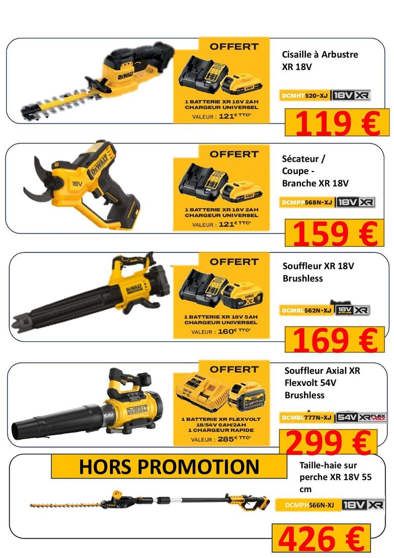 promo dewalt