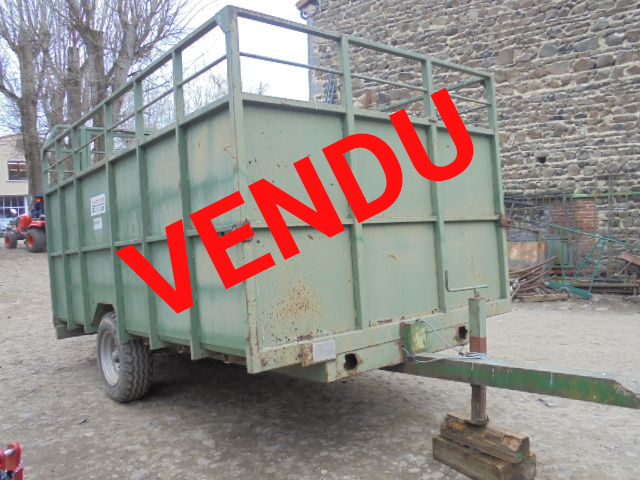 remorque bétaillère hauswirth occasion