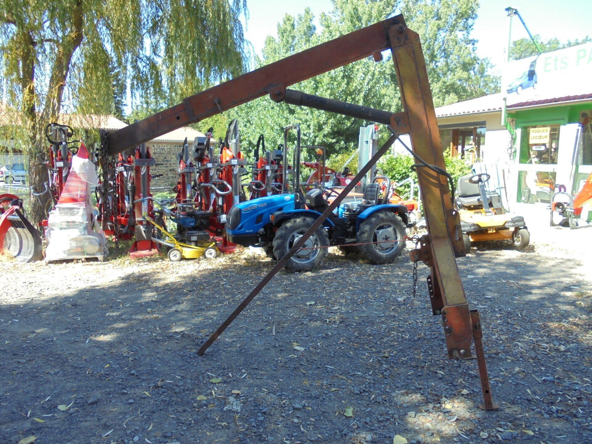 materiel 3 points occasion lame neige leve sac vis grain