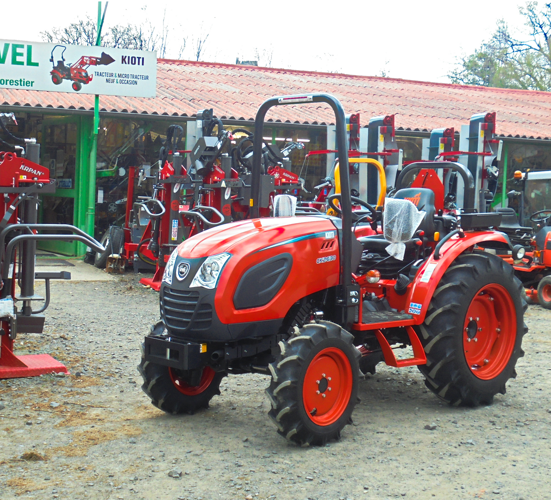Tracteur KIOTI CK 2630, micro tracteur, puy de dome, billom, montmorin, paul ravel