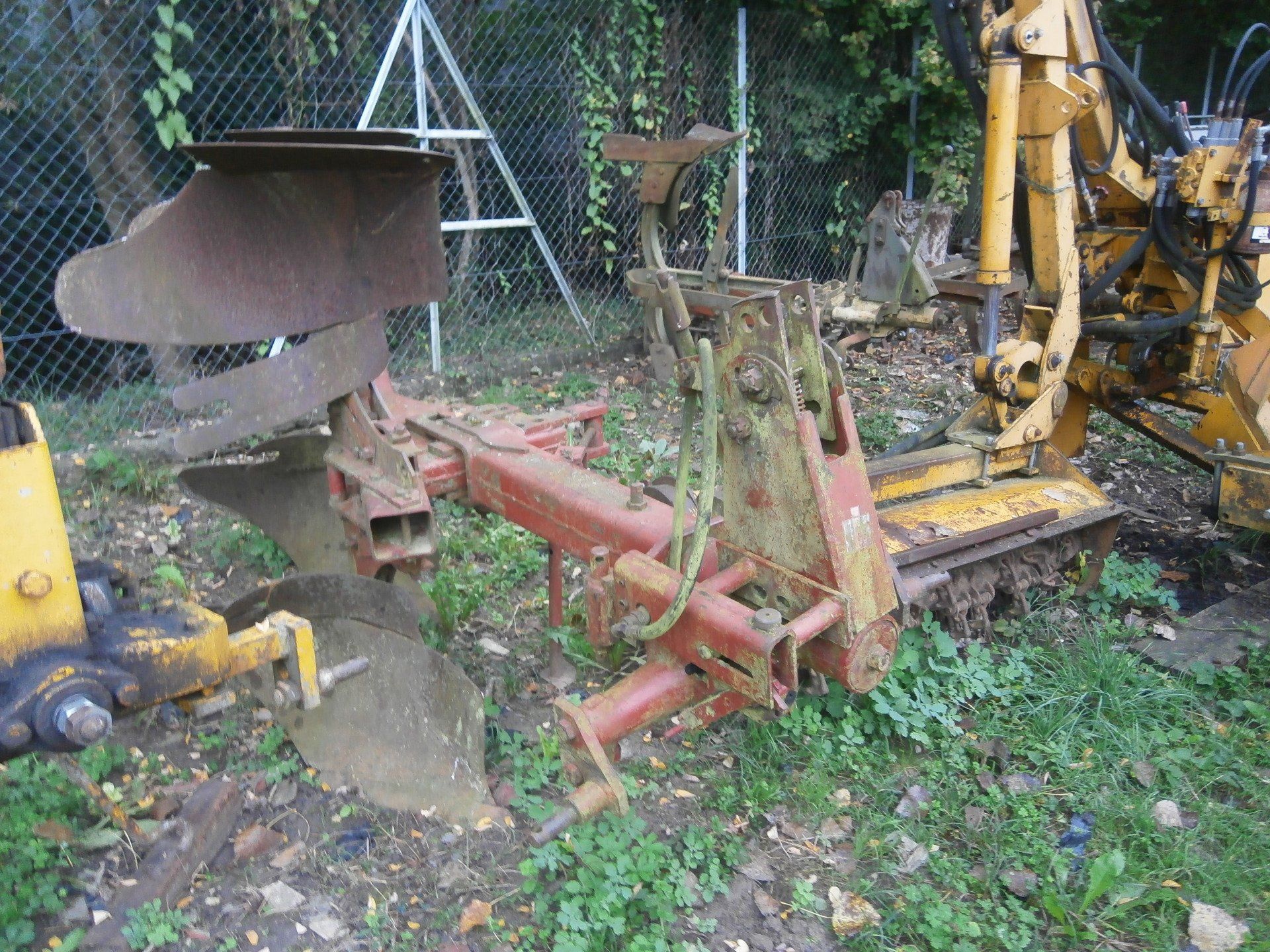 materiel 3 pts charrue brabant travail sol agricole occasion