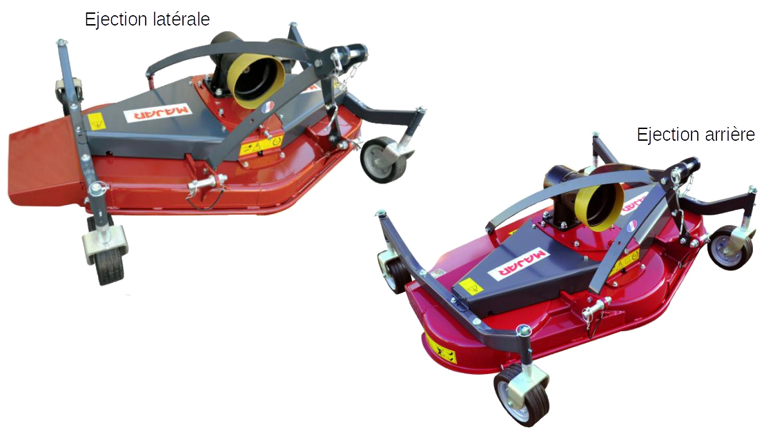 Tondeuse de finition 3 points majar