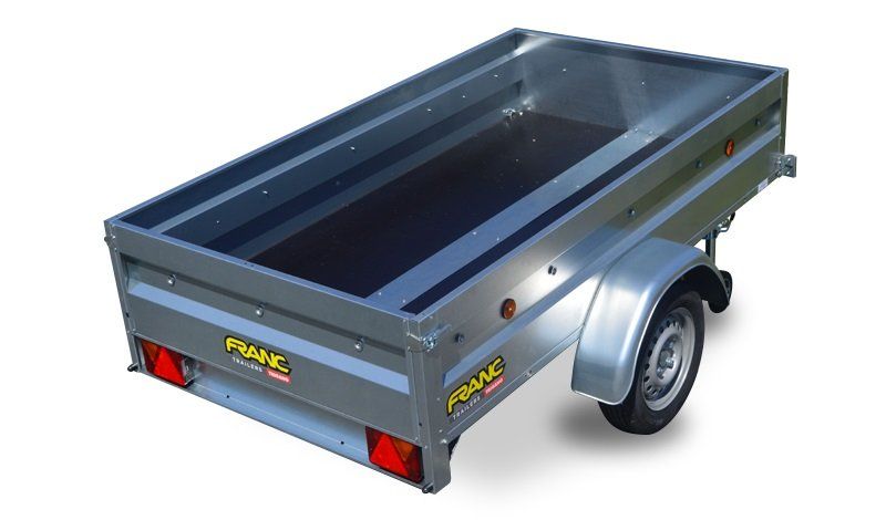 remorque, voiture, routière