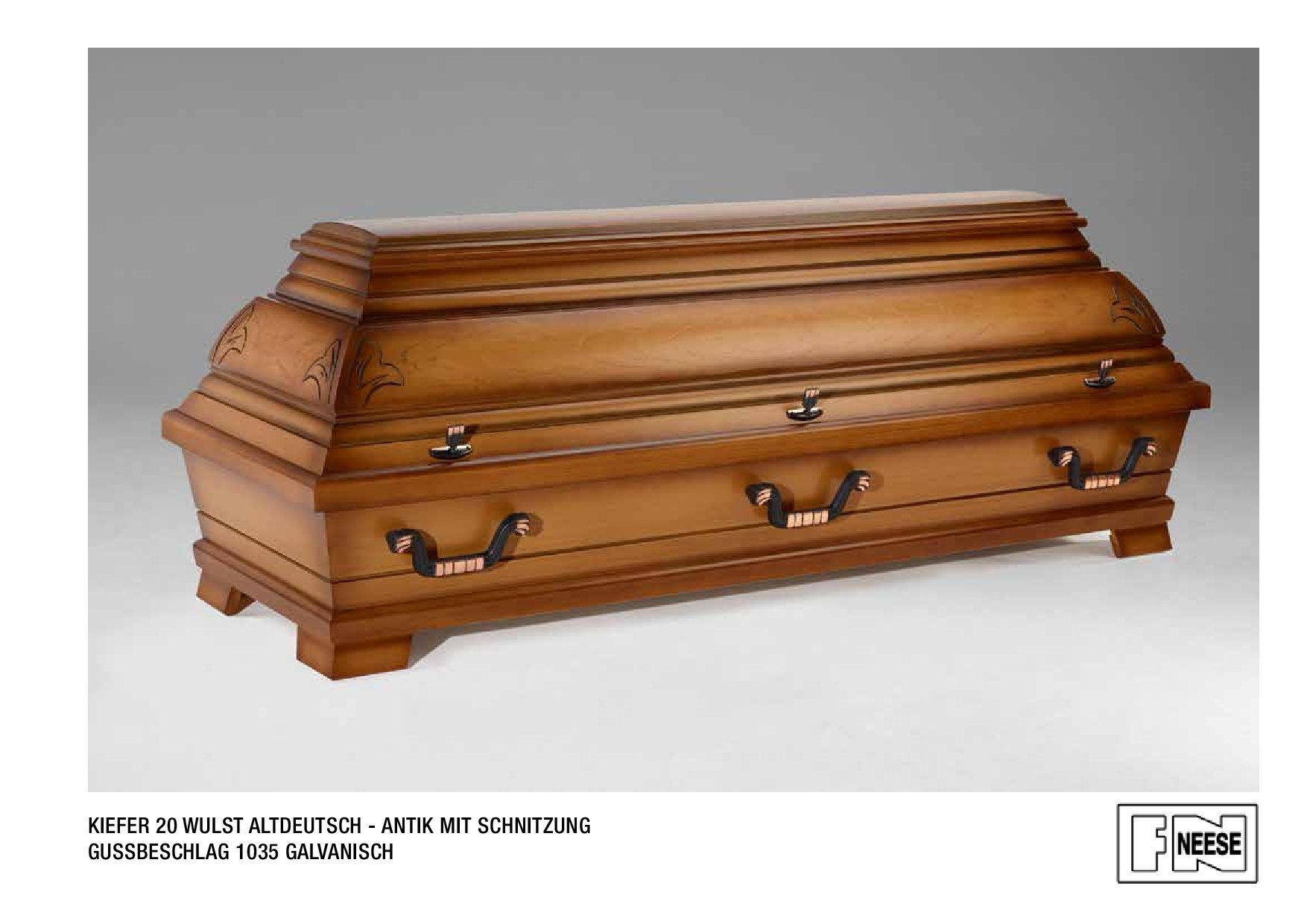 Sargfabrik Neese | Lage | Katalog 2021 | Kiefer