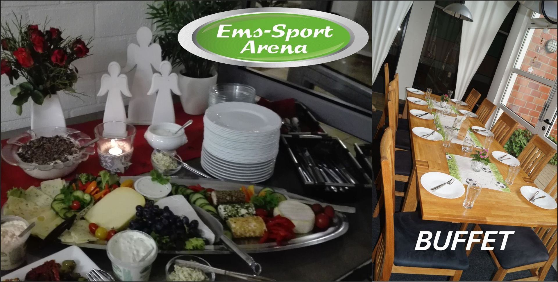 Ein Bild von einem Buffet für die ems-sport arena