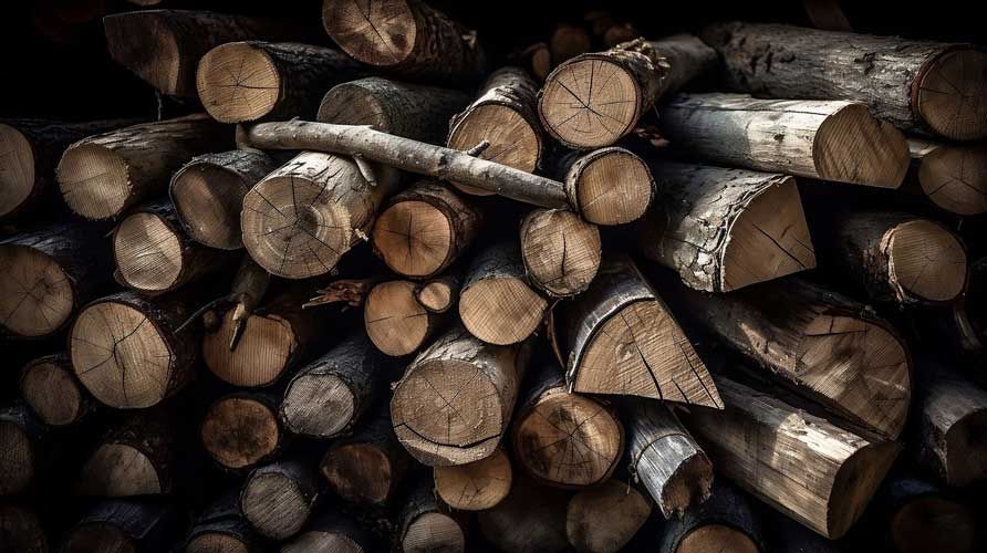 Focus sur stock de bois