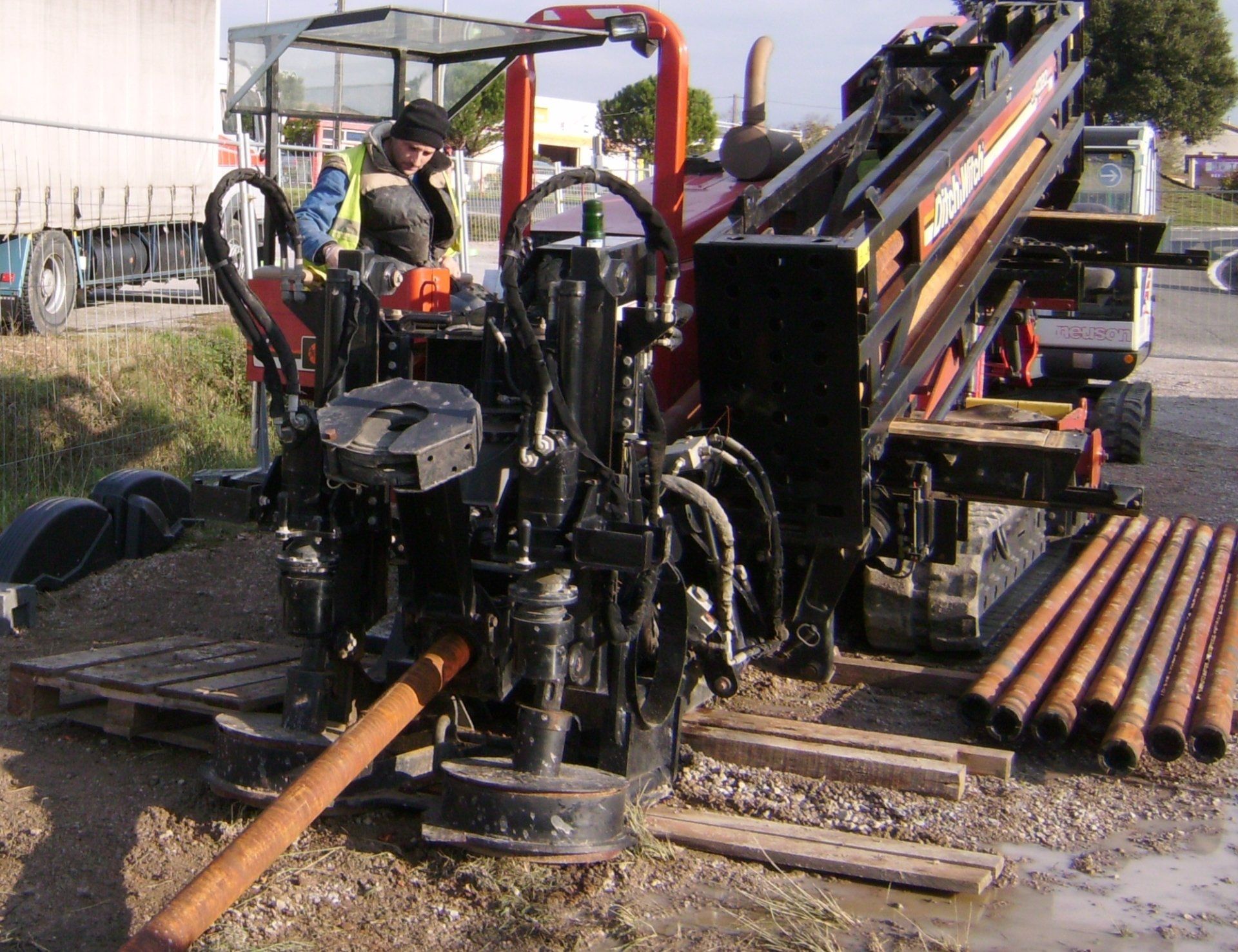 Travaux de forage horizontal dirigé