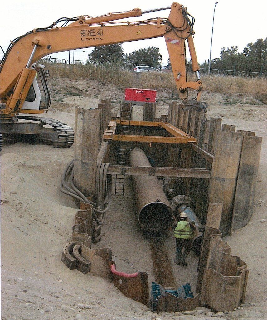 Fonçage diamètre 1200 mm