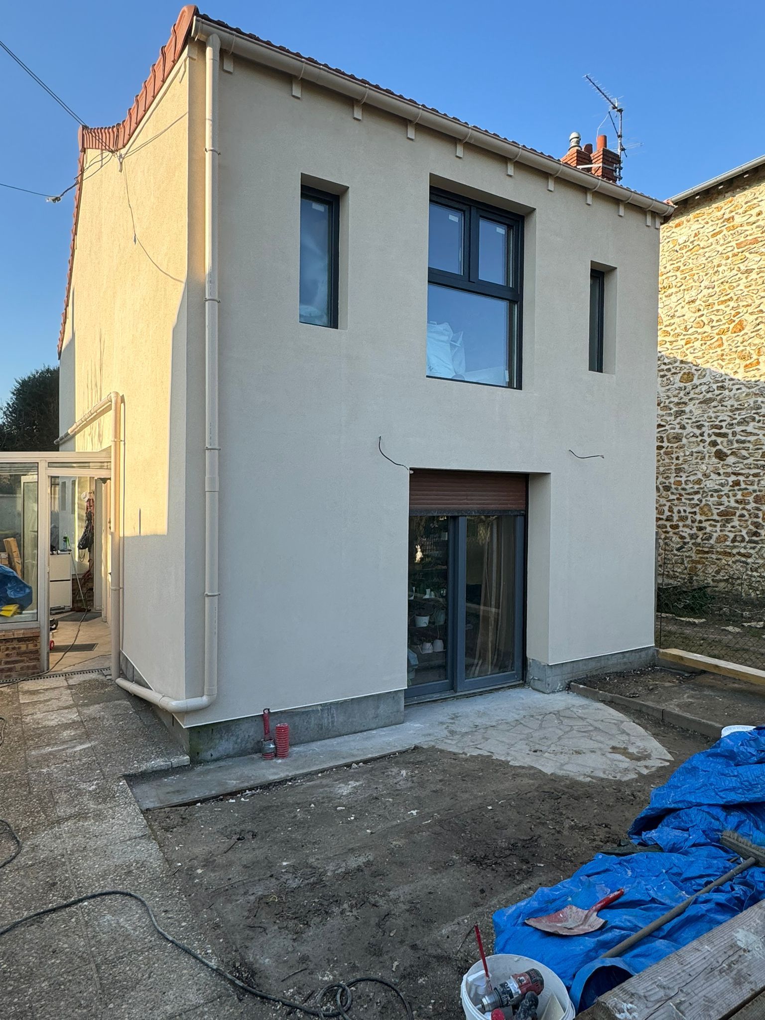 Surélévation d’une maison à Eaubonne 02.