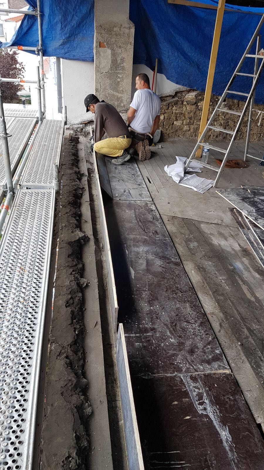 Surélévation de maison Clichy 01.