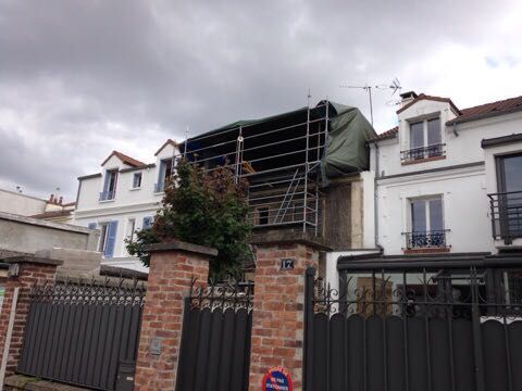 Surélévation de maison Clichy 02.