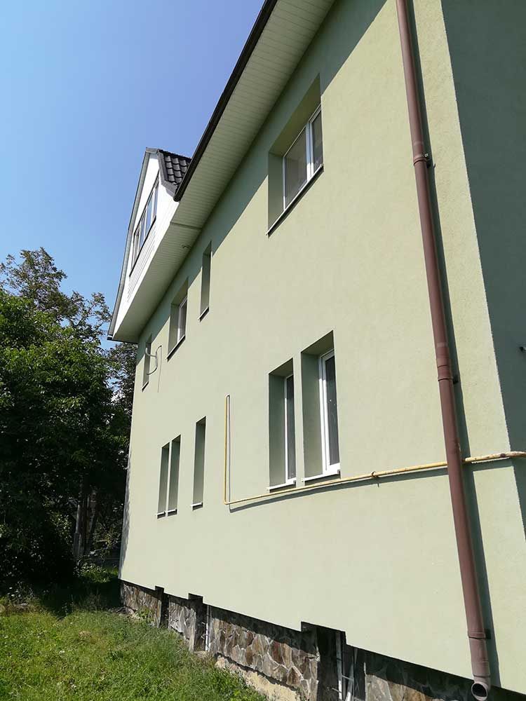 Façade d'une maison.