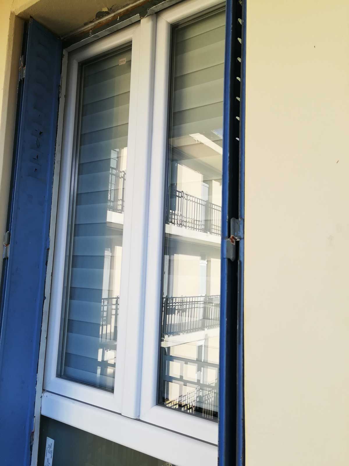 Fenêtre en PVC.