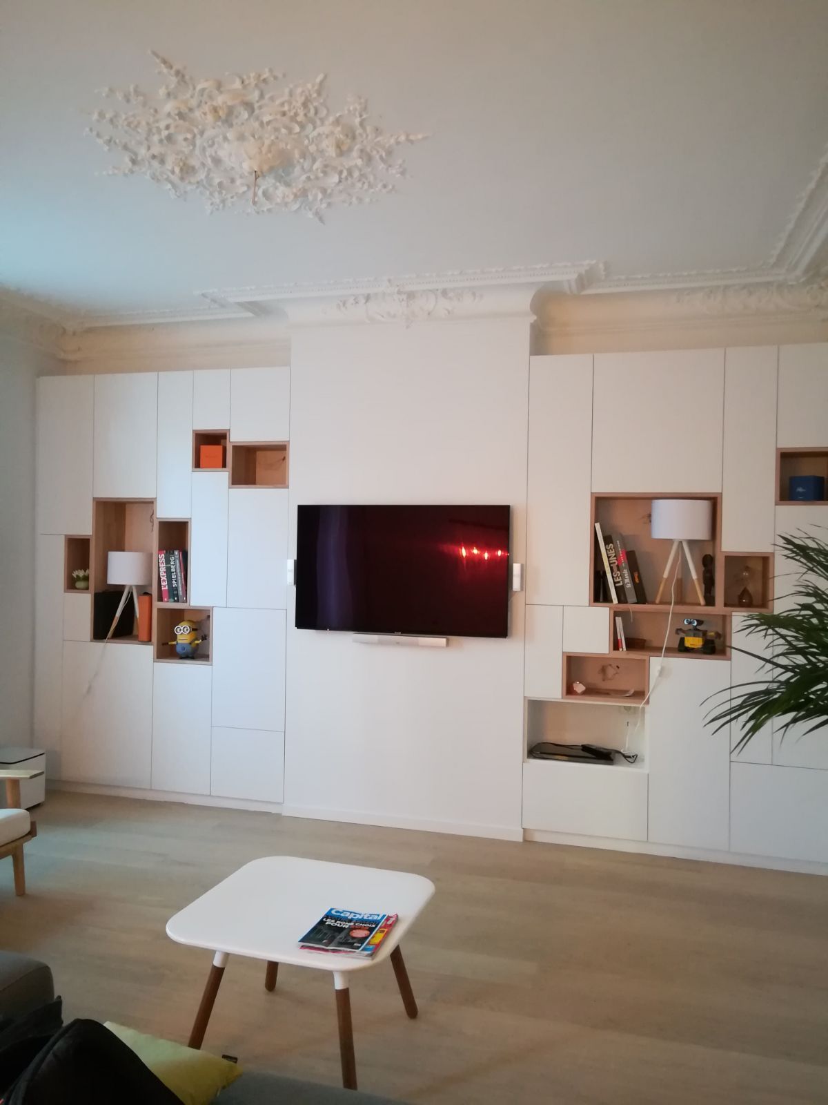 Meubles de rangement avec niches 02.