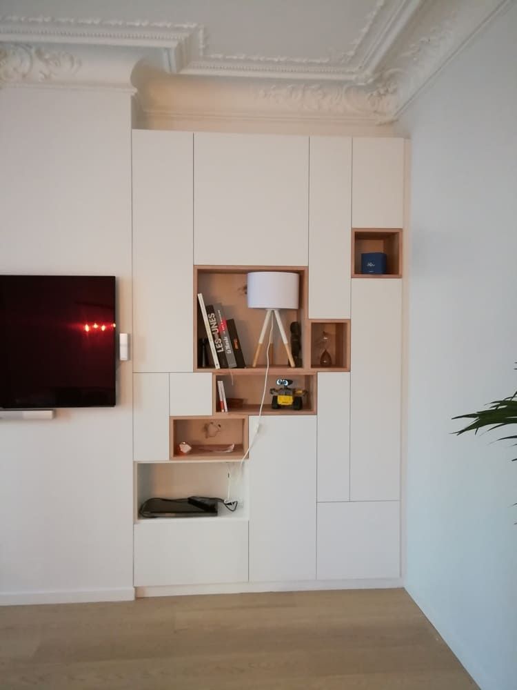 Meubles de rangement avec niches 03.
