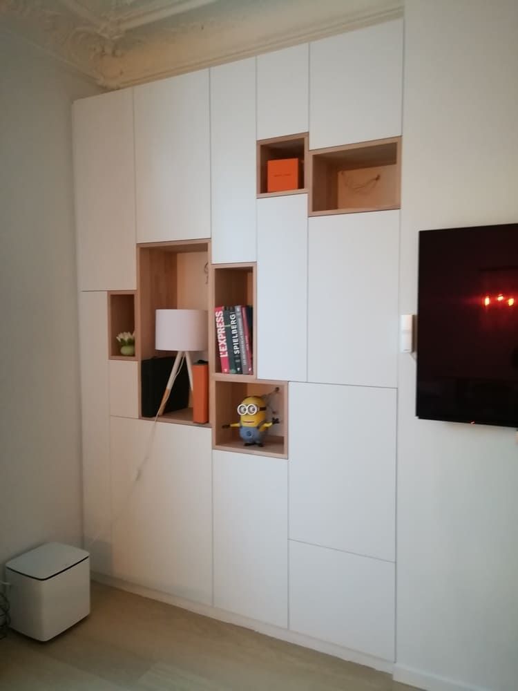 Meubles de rangement avec niches 04.