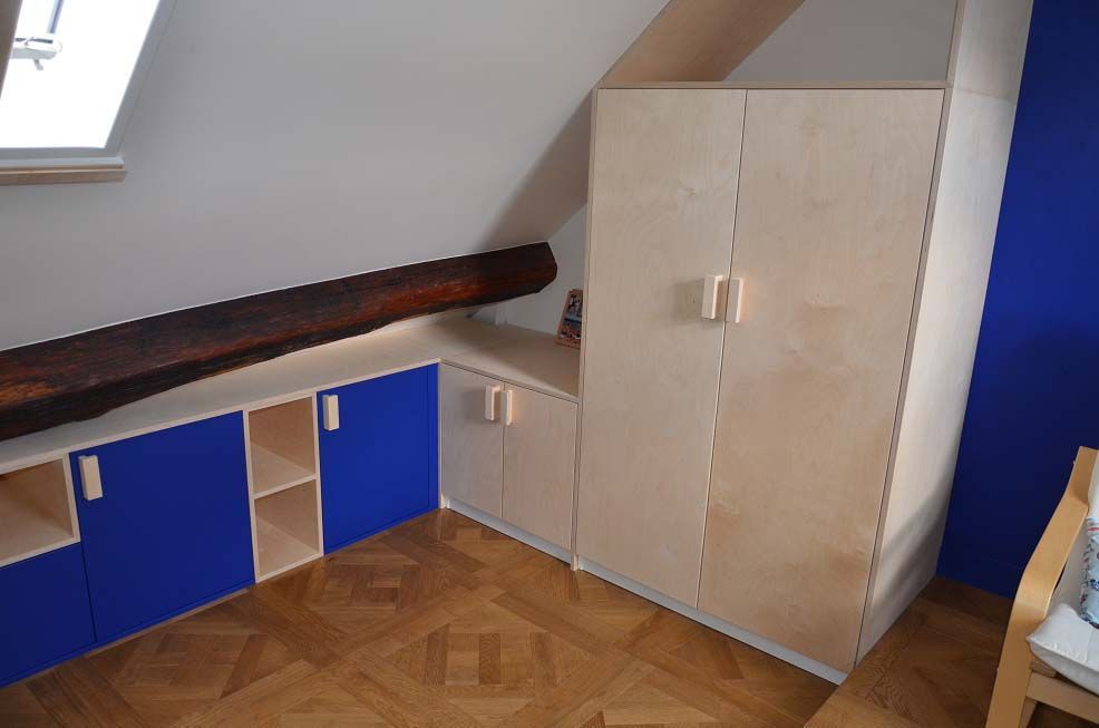 Aménagement des combles.