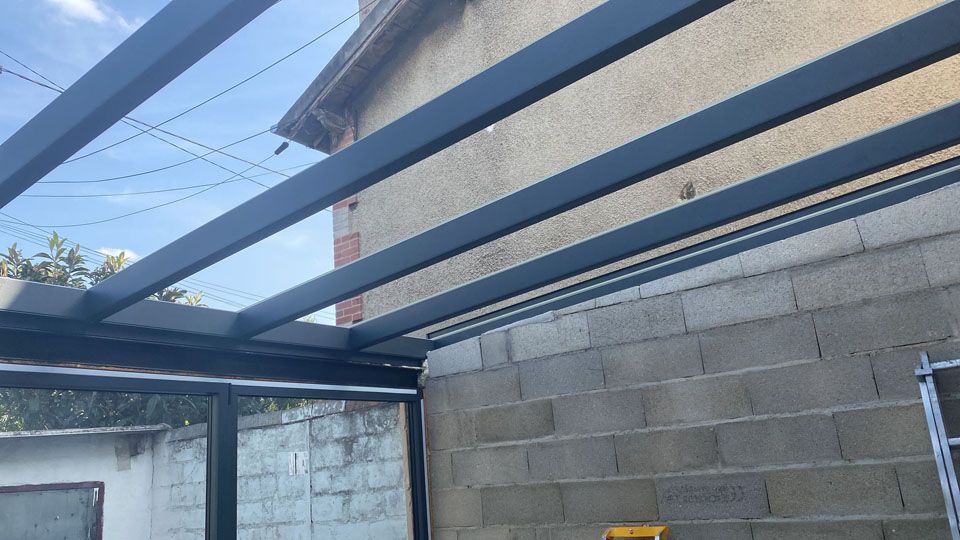 Véranda maçonnée à Colombes 07.