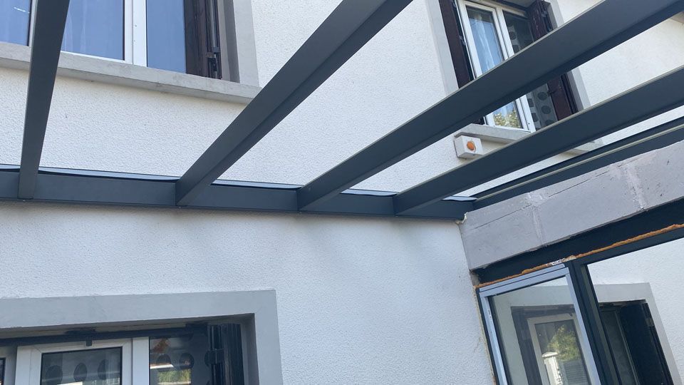 Véranda maçonnée à Colombes 08.