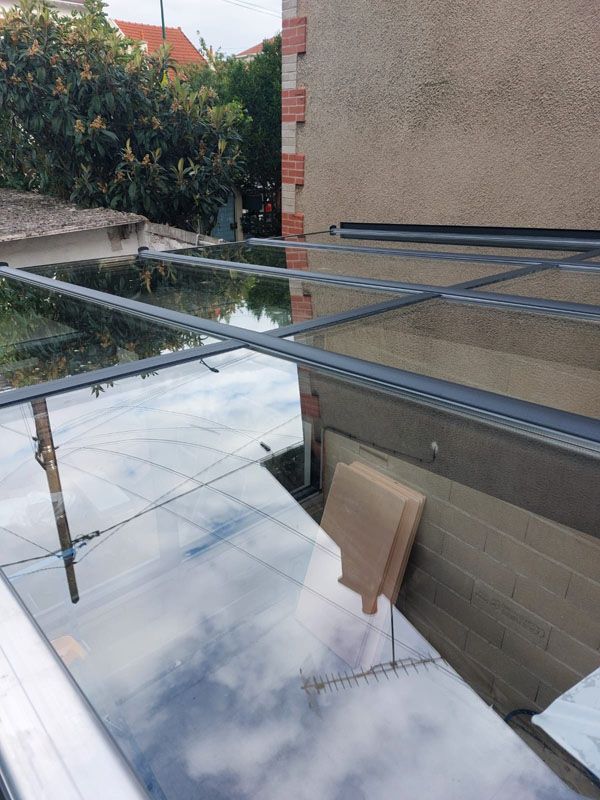 Véranda maçonnée à Colombes 09.