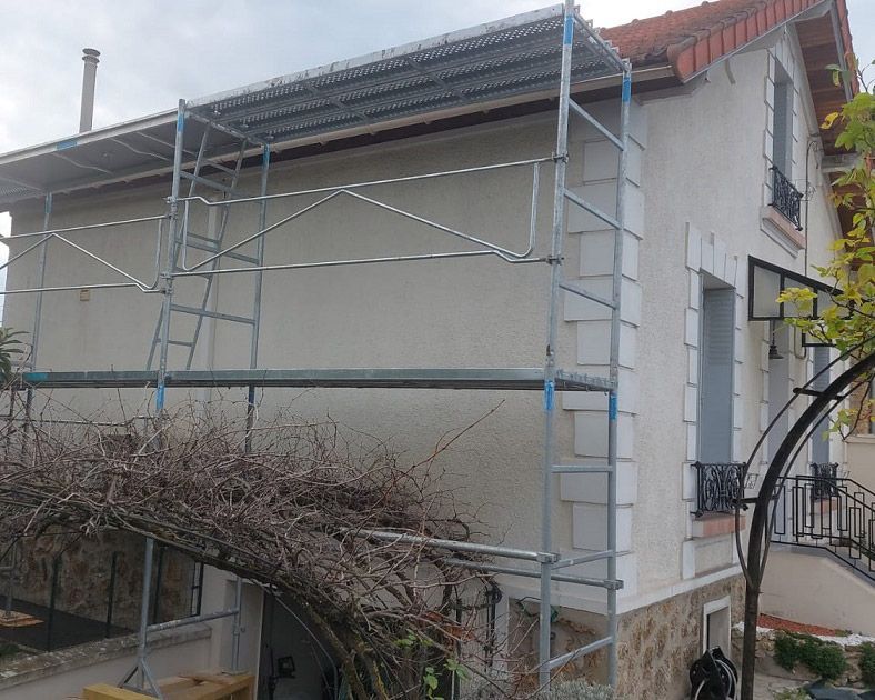 Surélévation de maison à Houilles.