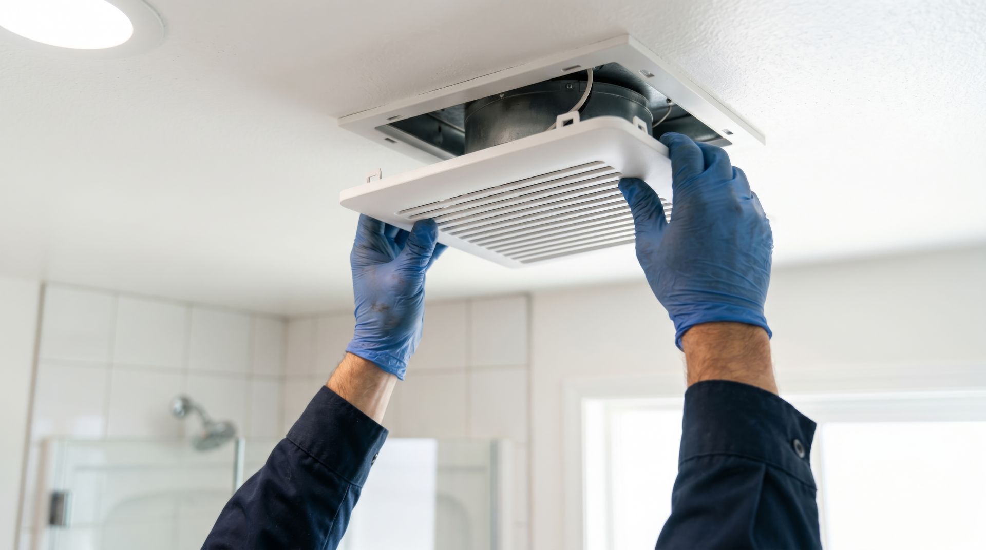 Une pose de grille de ventilation