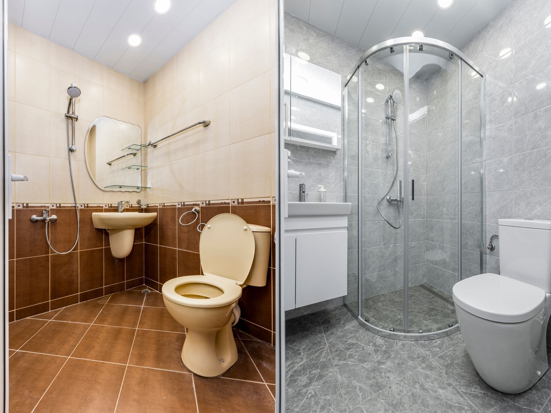 Une salle de bains avant et après sa rénovation