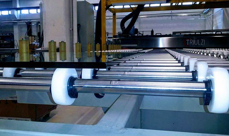 Finnglass production line