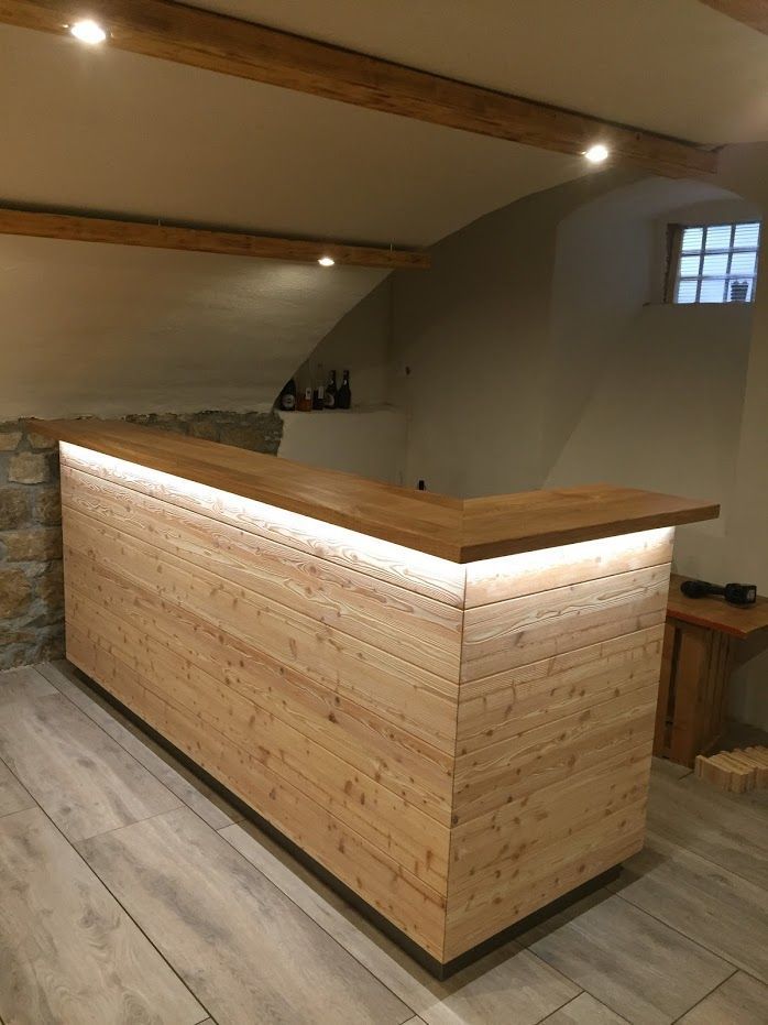 Bartheke in Gewölbekeller- kellerhals schreinerservice