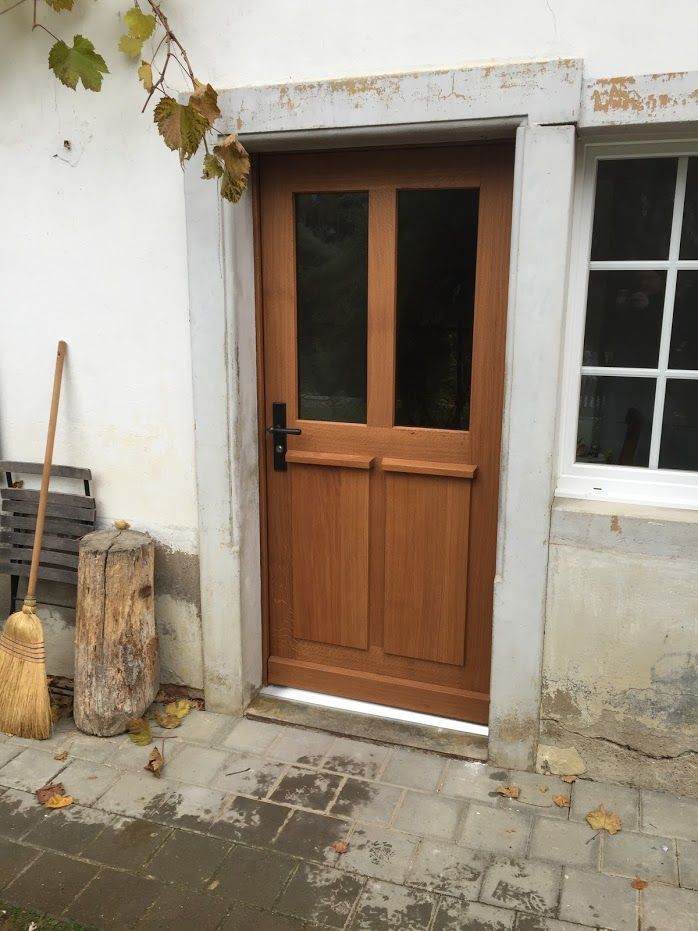 Massivholztüre nachher - kellerhals schreinerservice