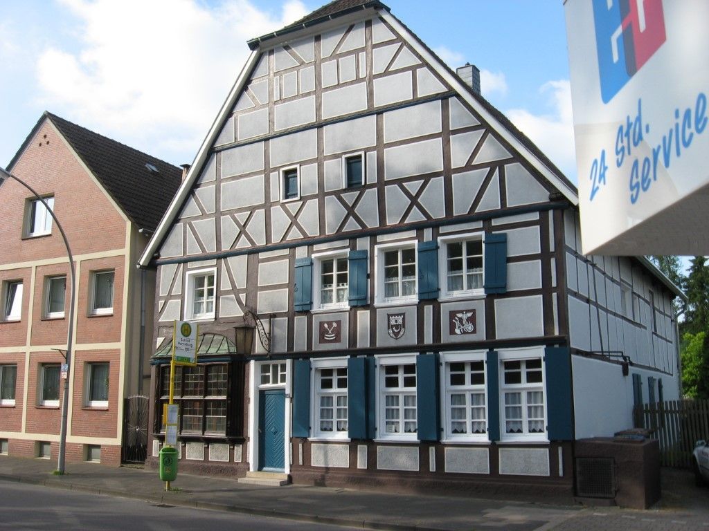 Häuserfassade Fachwerkhäuser