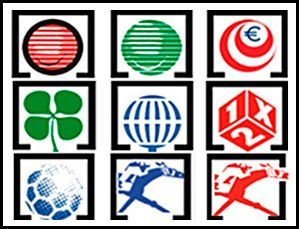 Un collage de logotipos que incluye un trébol, un globo terráqueo y un dado.