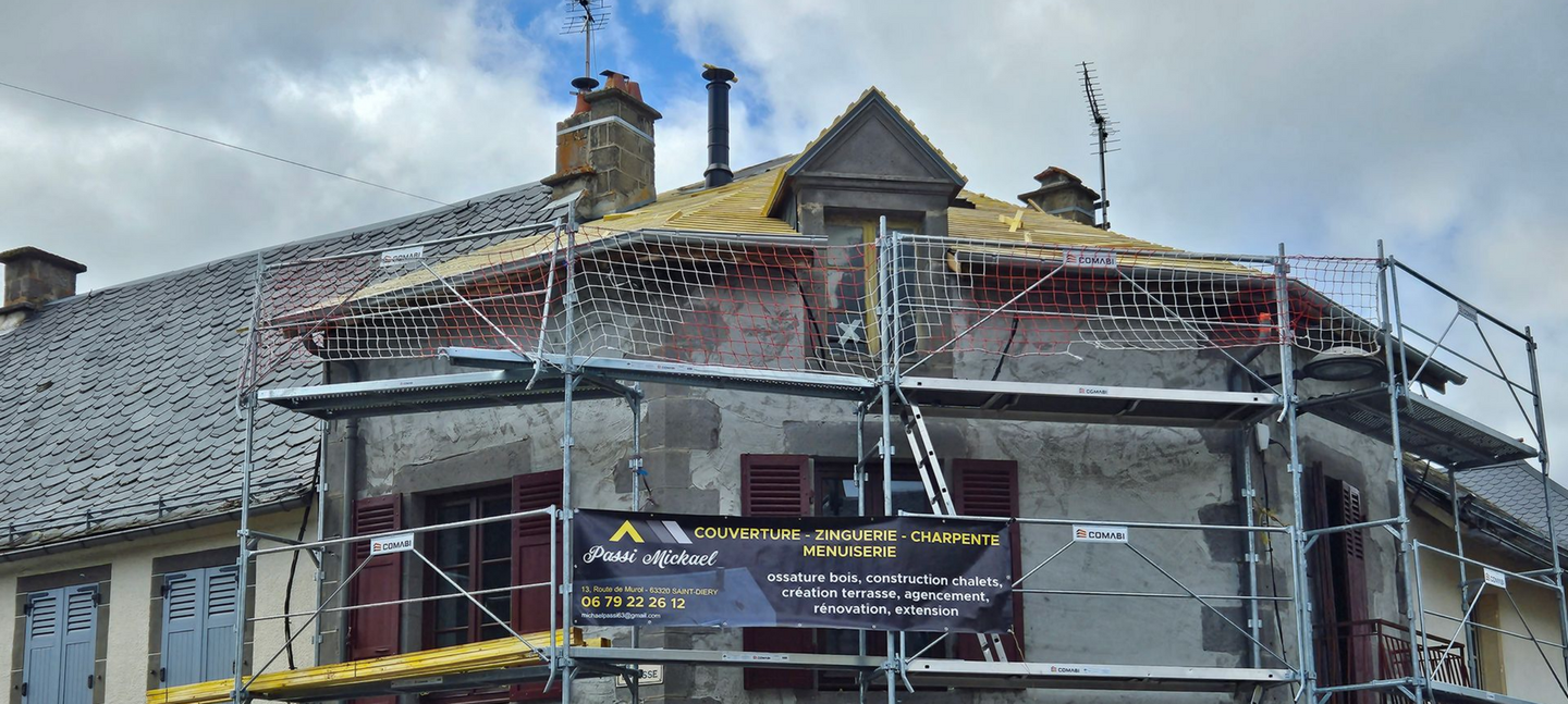 Travaux de couverture en ardoise sur votre maison