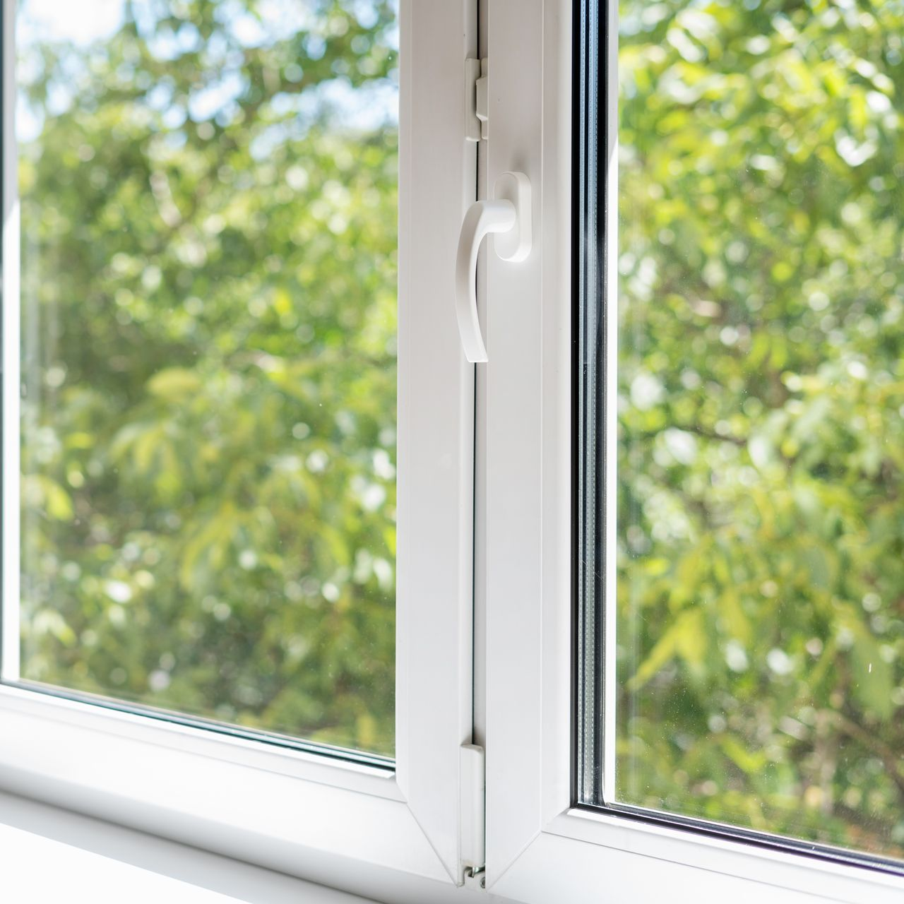 Une fenêtre en PVC posée